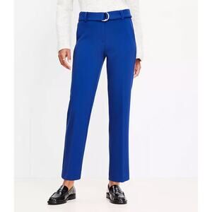 Ann Taylor Loft Size 14 36 x 27 Pants Riviera Slim Tapered Trouser Belted
